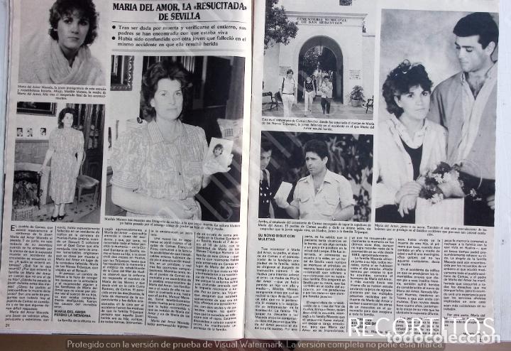 Sammeln von Zeitschriften und Zeitungen: MARIA DEL AMOR MACEDA LA RESUCITADA DE SEVILLA