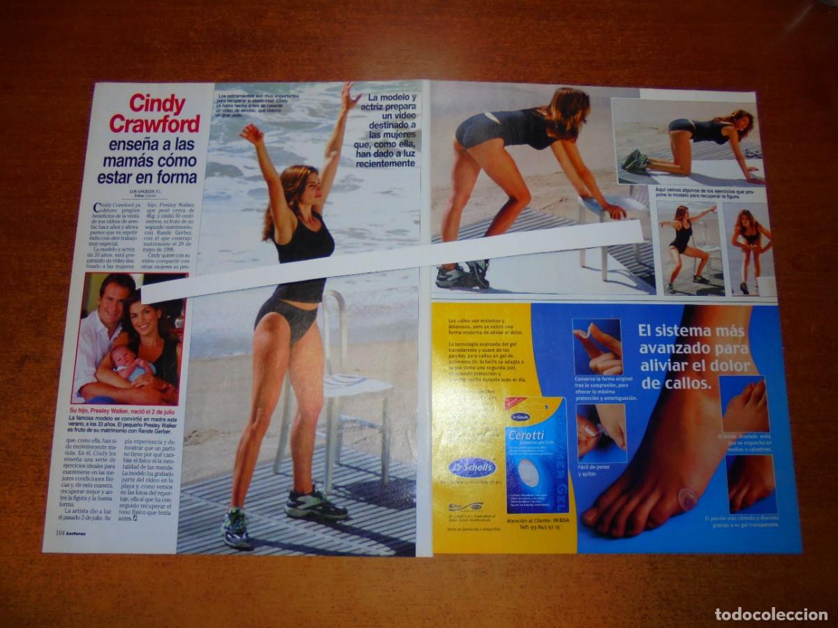 Coleccionismo de Revistas y Peri&oacute;dicos: CLIPPING 1999: CINDY CRAWFORD. LINA MORGAN. RA&Uacute;L SENDER. G&Uuml;NTER GRASS.