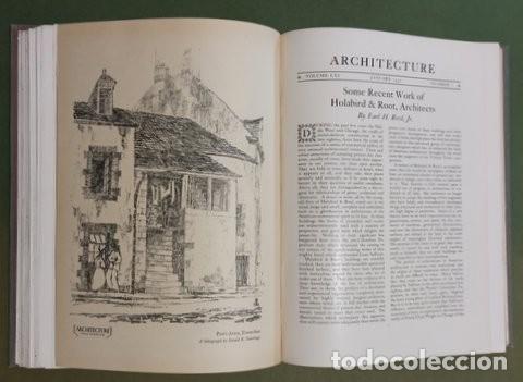 Coleccionismo de Revistas y Peri&oacute;dicos: ARCHITECTURE. Vol. LIX n&ordm;3 y 4, LXI 1, LXIV 5, LXV 2, LXVI 2 y 3. (1929-1932) ARQUITECTURA
