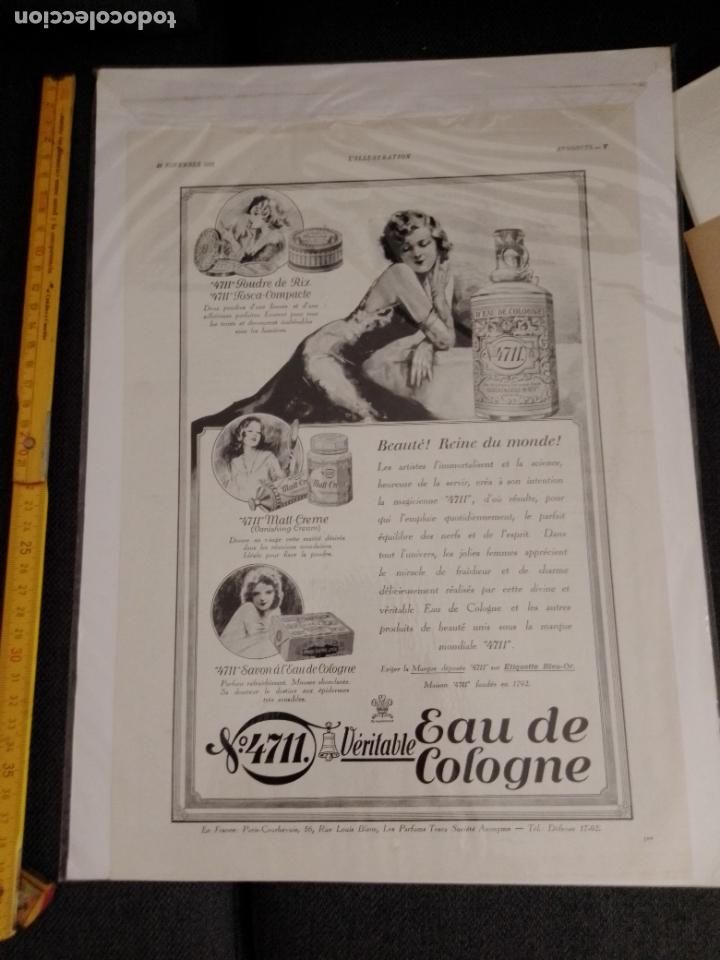 Coleccionismo de Revistas y Peri&oacute;dicos: Colonia 4711. Publicidad francesa de L Ilustration 1931