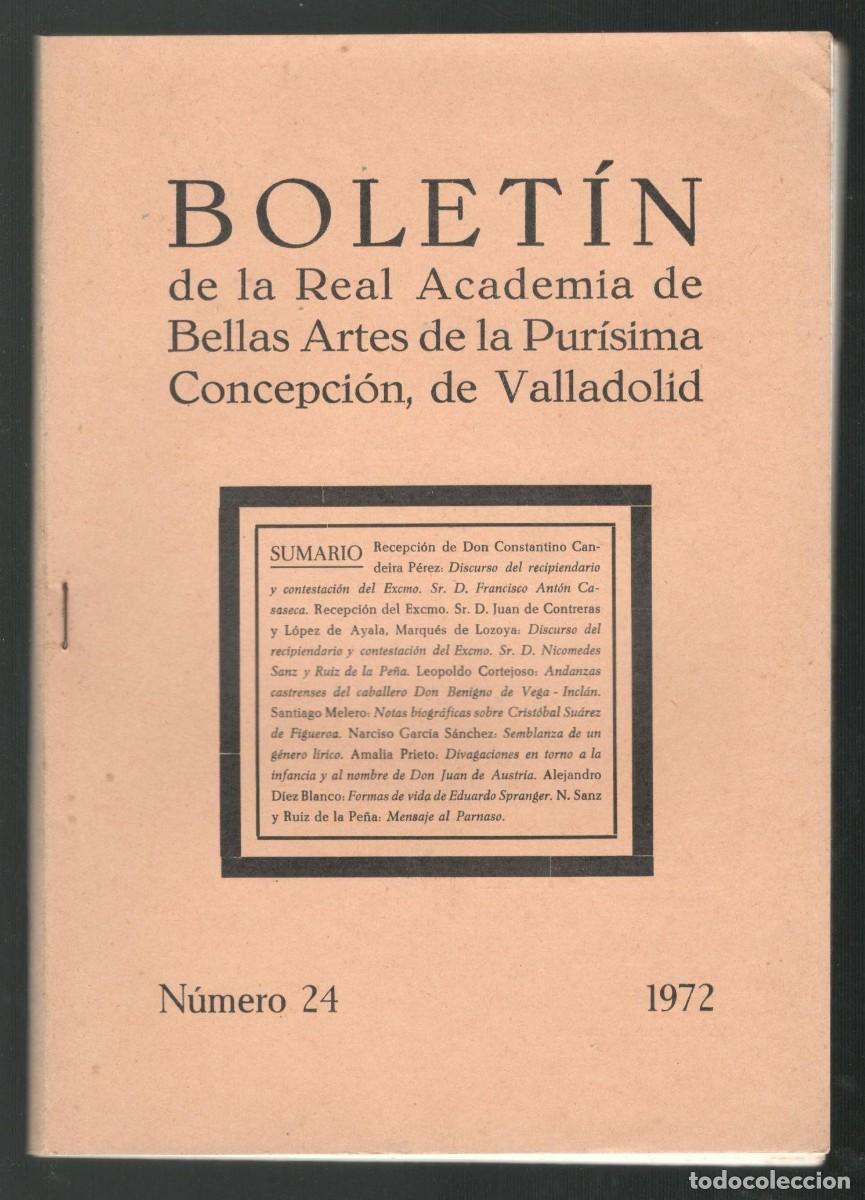 Collezionismo di Riviste e Giornali: BOLETIN DE LA REAL ACADEMIA DE BELLAS ARTES DE LA PURISIMA CONCEPCION DE VALLADOLID n&ordm; 24.
