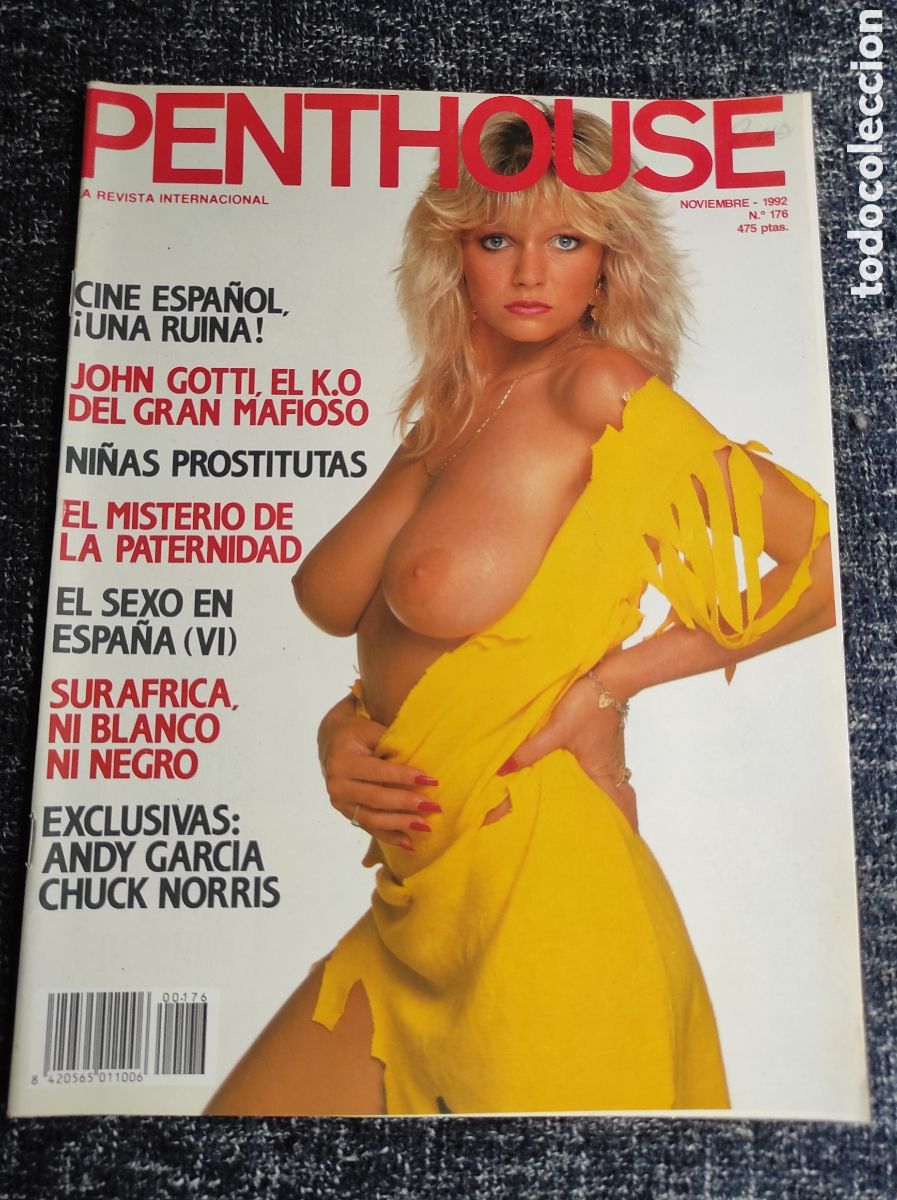Sammeln von Zeitschriften und Zeitungen: PENTHOUSE N&ordm; 176 NOVIEMBRE 1992 - CHUCK NORRIS, DEBEE ASHBY, NICOLE SIMMONS