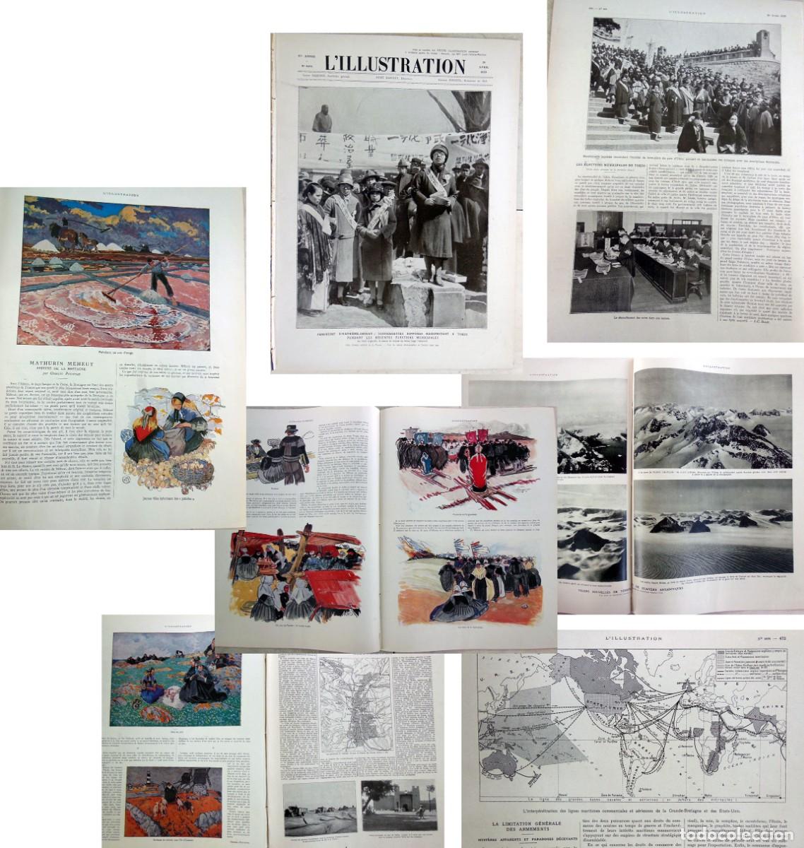 Coleccionismo de revistas y peri&oacute;dicos: L'ILLUSTRATION. N&ordm; 4494 , 1929. Mathurin M&eacute;heut peintre de la Bretagne par Georges Philippar