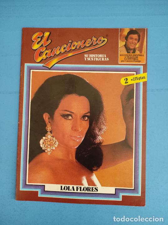 Coleccionismo de revistas y peri&oacute;dicos: REVISTA FASCICULO EL CANCIONERO SU HISTORIA Y SUS FIGURAS LOLA FLORES N&ordm; 2 A&Ntilde;O 1980