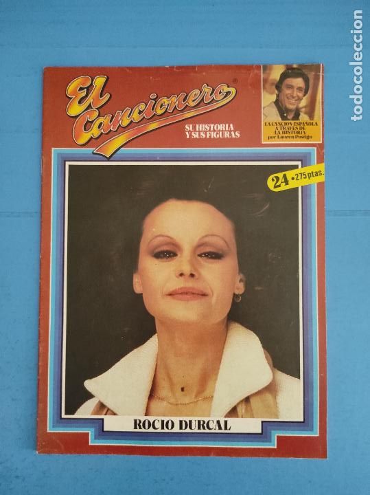 Coleccionismo de Revistas y Peri&oacute;dicos: REVISTA FASCICULO EL CANCIONERO SU HISTORIA Y SUS FIGURAS ROCIO DURCAL N&ordm; 24 A&Ntilde;O 1980