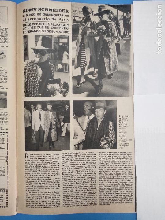 Coleccionismo de Revistas y Peri&oacute;dicos: RECORTE REPORTAJE CLIPPING DE ROMY SCHNEIDER REVISTA SEMANA N&ordm; 1597 PAG 53