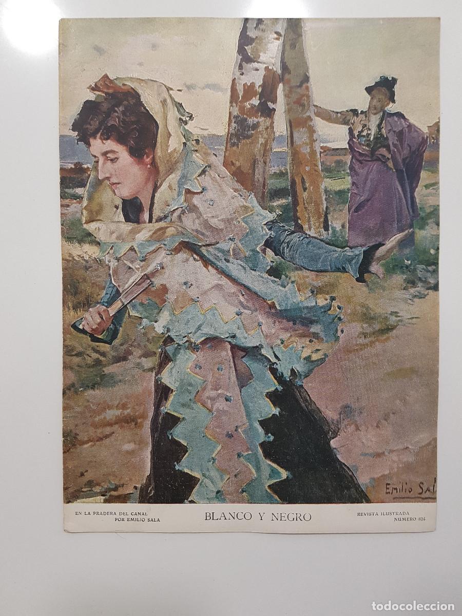 Collection Magazines and Newspapers: REVISTA BLANCO Y NEGRO 1907. EMILIO SALA ILUSTRACION. CARNAVAL MADRID REPORTAJE FOTOGRAFICO. NIZA.