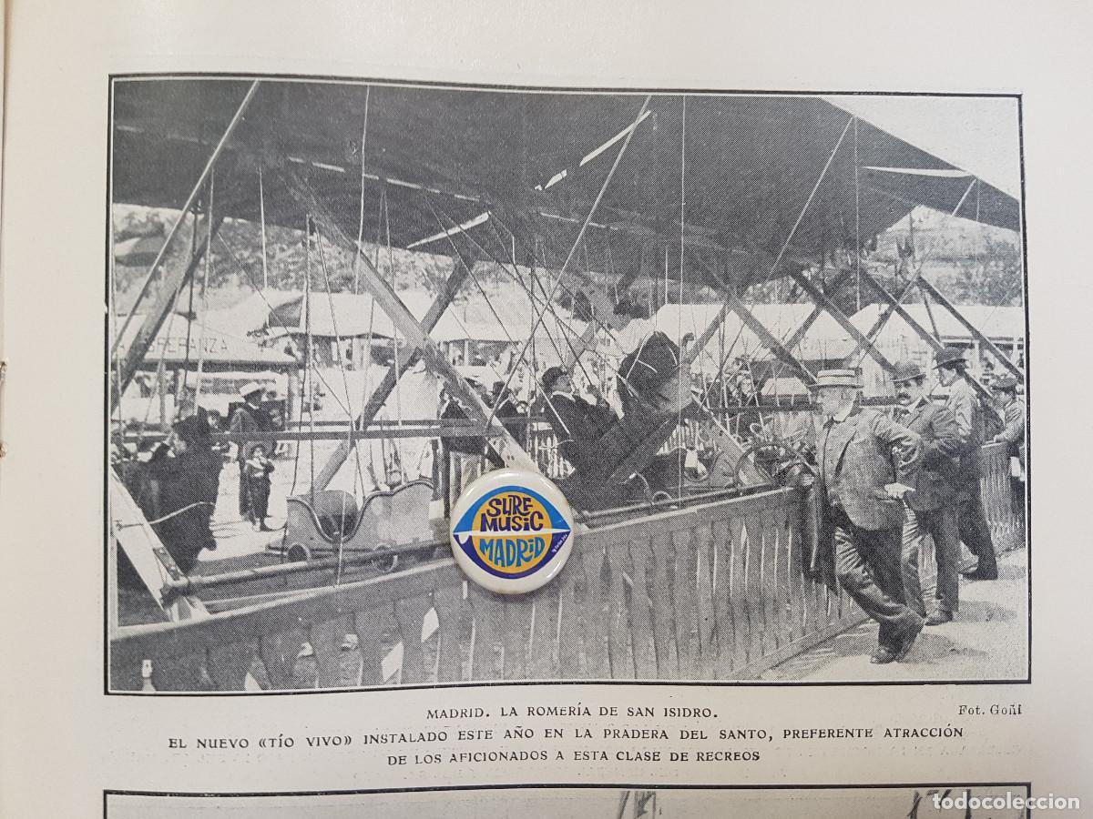 Coleccionismo de revistas y peri&oacute;dicos: REVISTA BLANCO Y NEGRO 1907. UNA DIVETTE. NATALICIO PRINCIPE HEREDERO. ROMERIA SAN ISIDRO TIO VIVO
