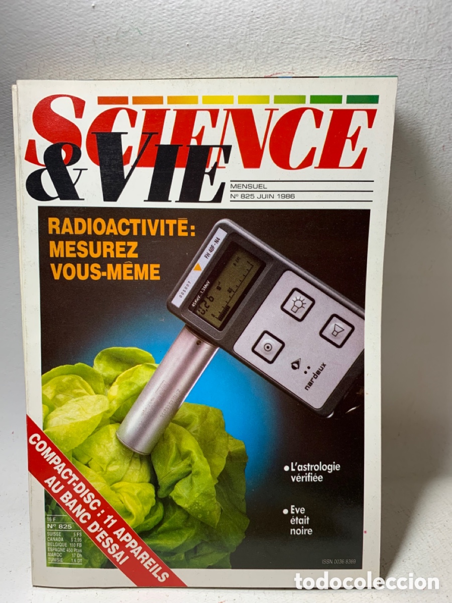 Coleccionismo de revistas y peri&oacute;dicos: REVISTA SCIENCE Y VIE &middot;&middot;&middot;&middot;&middot;N&ordm; 825 EN FRANCES