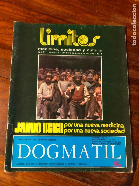 Coleccionismo de Revistas y Peri&oacute;dicos: LIMITES, JAIME VERA, MEDICINA SOCIEDAD Y CULTURA, A&Ntilde;O 1 N&ordm; 1 1973