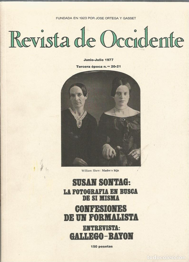Coleccionismo de revistas y peri&oacute;dicos: REVISTA DE OCCIDENTE-TERCERA EPOCA-N.1,2,3,4,14,15,16,18,19,20-21