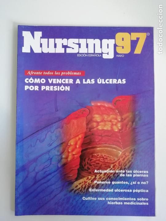 Collectionnisme de Revues et Journaux: Nursing Mayo 1997 Edici&oacute;n espa&ntilde;ola revista de enfermer&iacute;a C&oacute;mo vencer a las &uacute;lceras por presi&oacute;n