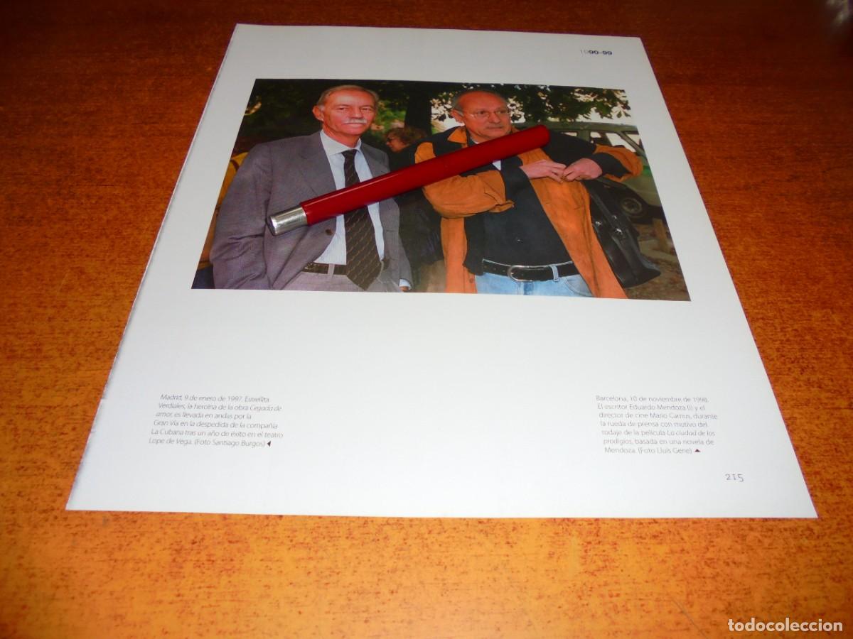 Coleccionismo de Revistas y Peri&oacute;dicos: CLIPPING: EDUARDO MENDOZA Y MARIO CAM&Uacute;S, EN 1998