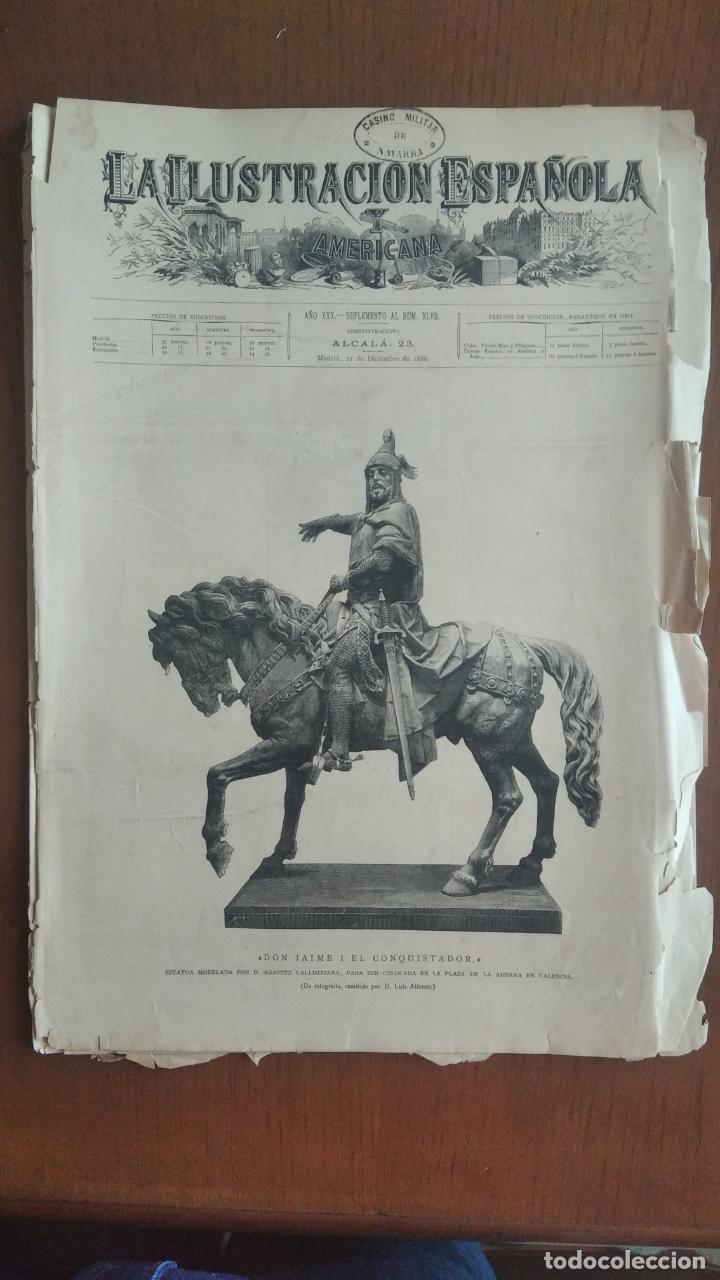 Coleccionismo de revistas y peri&oacute;dicos: La Ilustraci&oacute;n Espa&ntilde;ola y Americana. 22 diciembre 1886