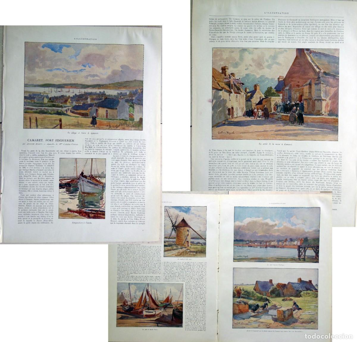 Coleccionismo de revistas y peri&oacute;dicos: CAMARET, PORT FINIST&Eacute;RIEN. AUGUST DUPOUY (texto), CARLIER VIGNAL (aquarelles), 1929