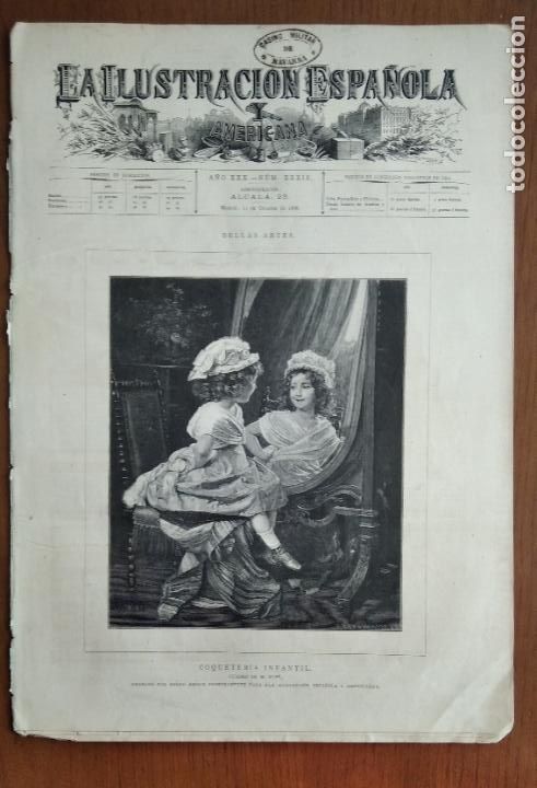 Coleccionismo de Revistas y Peri&oacute;dicos: La Ilustraci&oacute;n Espa&ntilde;ola y Americana. 22 octubre 1886