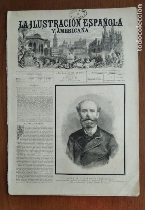 Coleccionismo de Revistas y Peri&oacute;dicos: La Ilustraci&oacute;n Espa&ntilde;ola y Americana. 15 octubre 1886