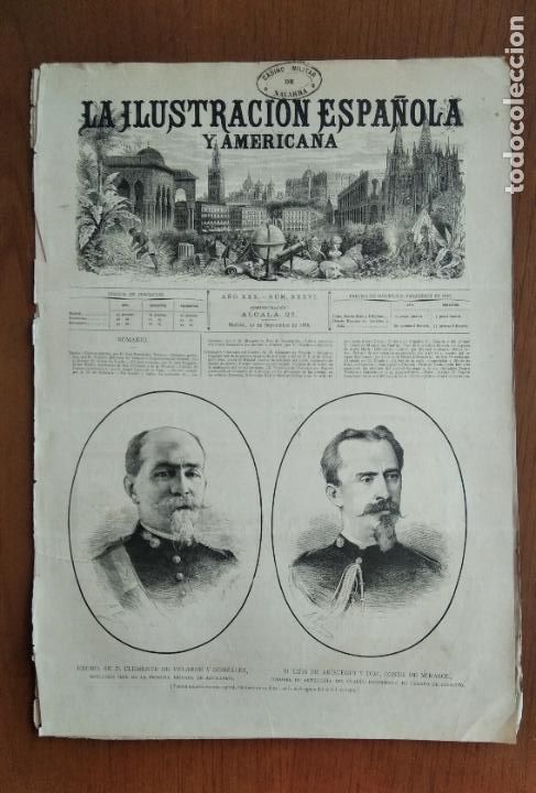 Coleccionismo de revistas y peri&oacute;dicos: La Ilustraci&oacute;n Espa&ntilde;ola y Americana. 30 de septiembre 1886