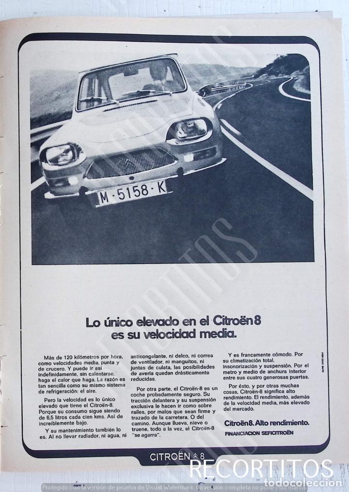 Coleccionismo de Revistas y Peri&oacute;dicos: citroen 8 anuncio publicidad