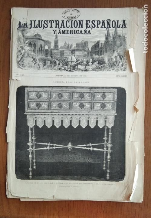 Coleccionismo de revistas y peri&oacute;dicos: La Ilustraci&oacute;n Espa&ntilde;ola y Americana. 30 agosto 1886