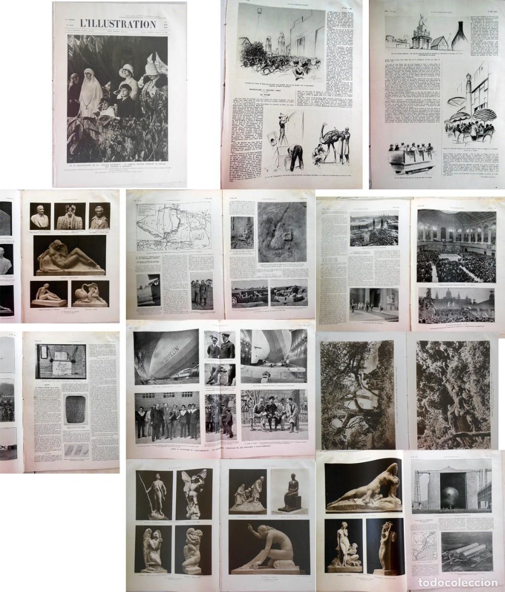 Coleccionismo de revistas y peri&oacute;dicos: L'ILLUSTRATION. N&ordm; 4499 , 1929. L'inauguration officielle de l'Exposition de Barcelone; Promenades