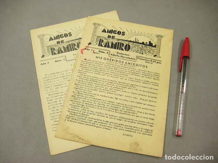 Colecionismo de Revistas e Jornais: DOS N&Uacute;MEROS DE LA REVISTA AMIGOS DE RAMIRO. N&ordm; 3 Y 5. ADOLFO HERNANDEZ. CONTRA LA GUERRA