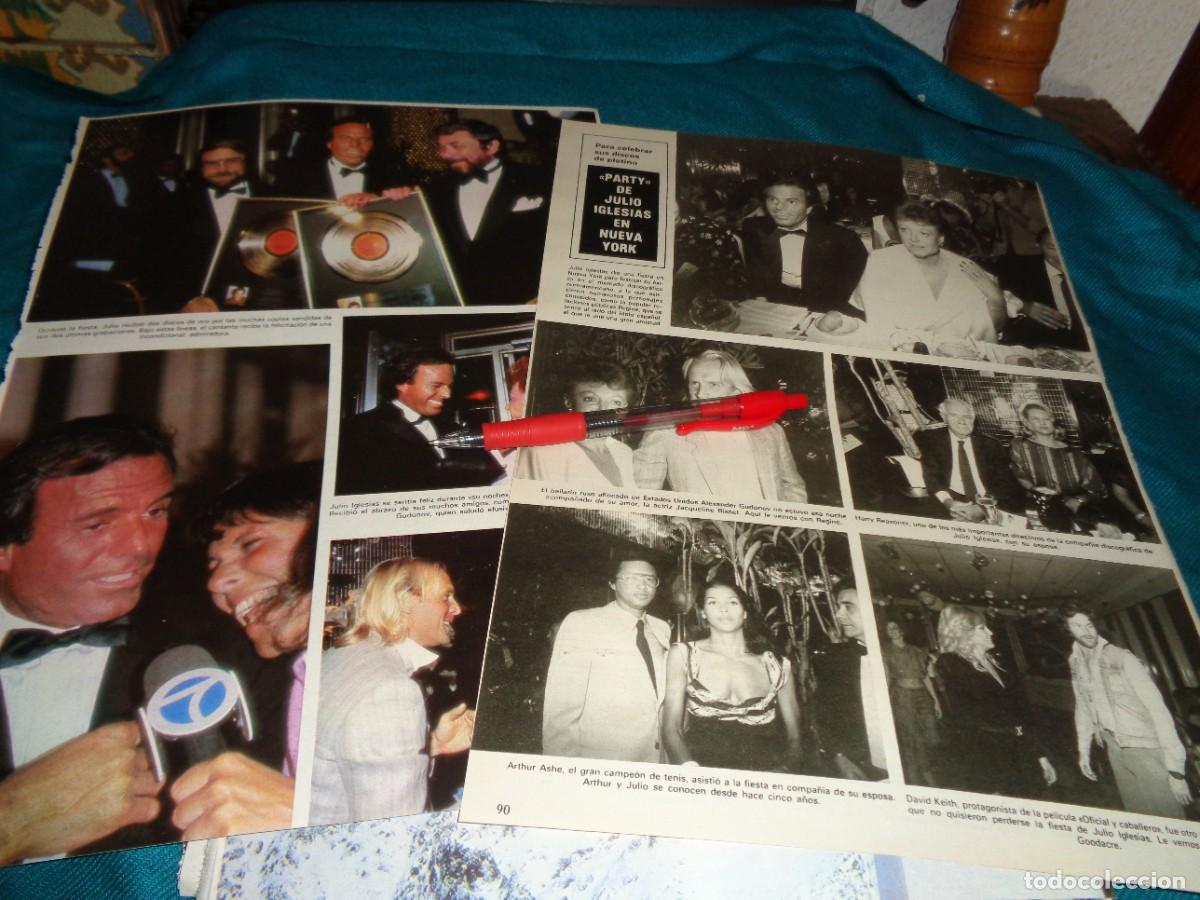 Coleccionismo de Revistas y Peri&oacute;dicos: RECORTE : FIESTA DE JULIO IGLESIAS EN NUEVA YORK. SEMANA, SEPTMBRE 1984 (#)