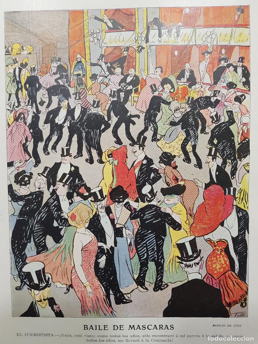 Sammeln von Zeitschriften und Zeitungen: REVISTA BLANCO Y NEGRO 1911. BODA GALLITO PASTORA IMPERIO. ASILO PESCADORES VALENCIA. NAVACERRADA