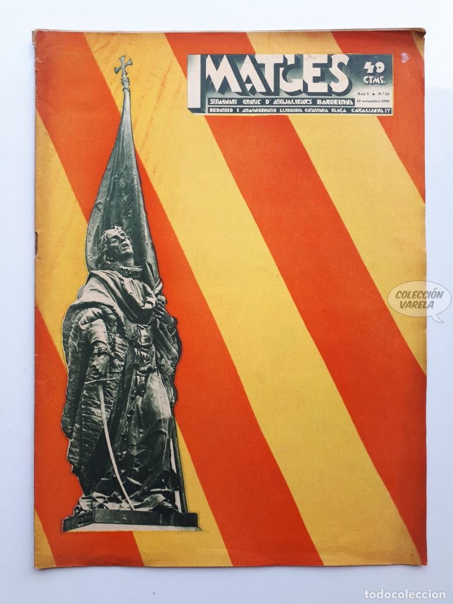 Coleccionismo de revistas y peri&oacute;dicos: Imatges - Semanari grafic d'actualitats Barcelona - A&ntilde;o 1 n&ordm; 14 - 10 setembre 1930