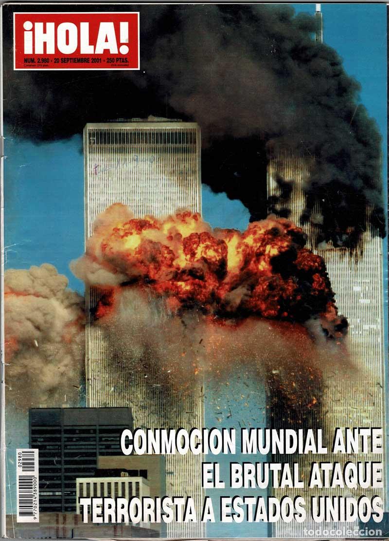 Coleccionismo de Revistas y Peri&oacute;dicos: Hola No. 2980. 20 septiembre 2001. Atentado Torres Gemelas. Carmen Sevilla. Nicole Kidman