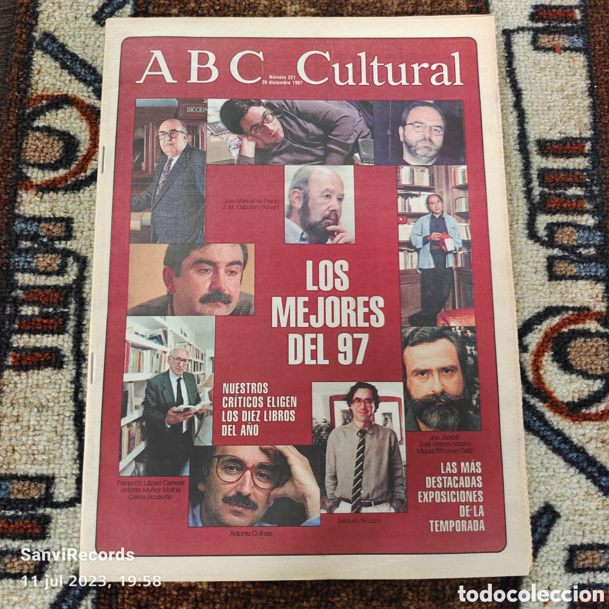 Coleccionismo de revistas y peri&oacute;dicos: ABC CULTURAL N&deg; 321: LOS MEJORES DEL 97 (DICIEMBRE 1997)