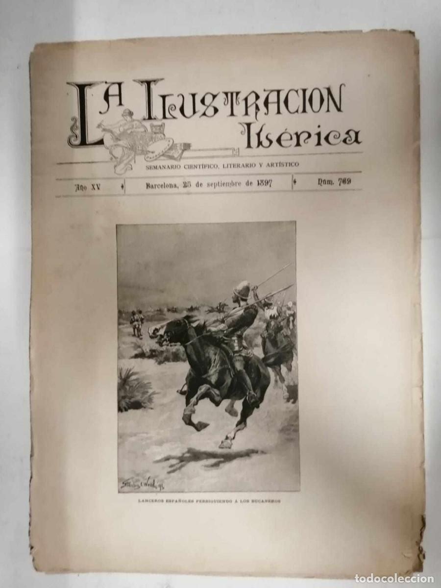 Coleccionismo de Revistas y Peri&oacute;dicos: LA ILUSTRACION IBERICA (NUMERO 769) 25 SEPTIEMBRE 1897
