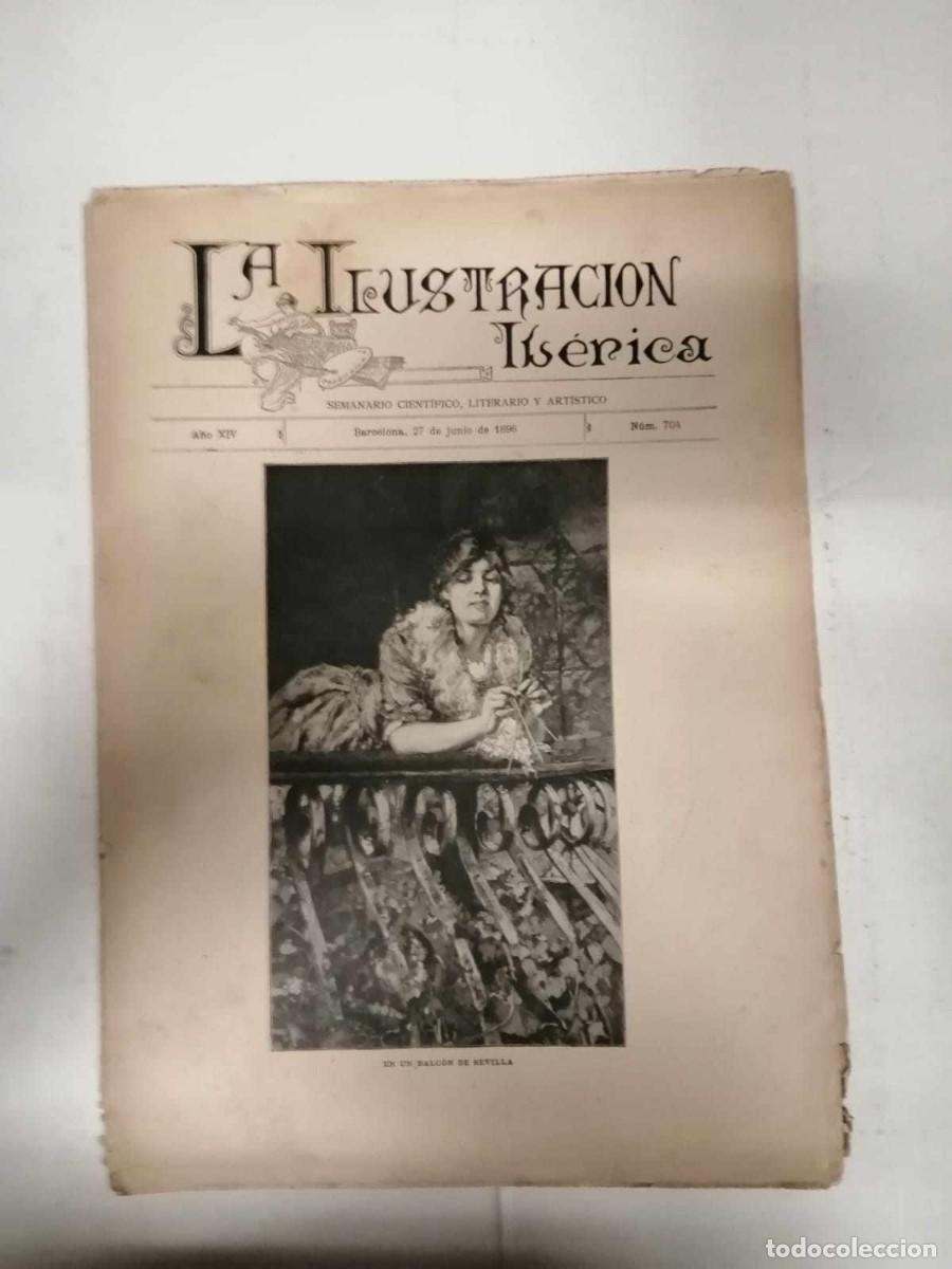 Coleccionismo de Revistas y Peri&oacute;dicos: LA ILUSTRACION IBERICA (NUMERO 704) 27 JUNIO 1896