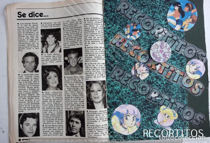 Sammeln von Zeitschriften und Zeitungen: julio iglesias la polaca jean paul belmondo maradona elizabeth taylor raphael robert wagner