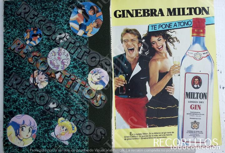 Coleccionismo de revistas y peri&oacute;dicos: MILTON GIN GINEBRA ANUNCIO PUBLICIDAD ROCKABILLY ROCK
