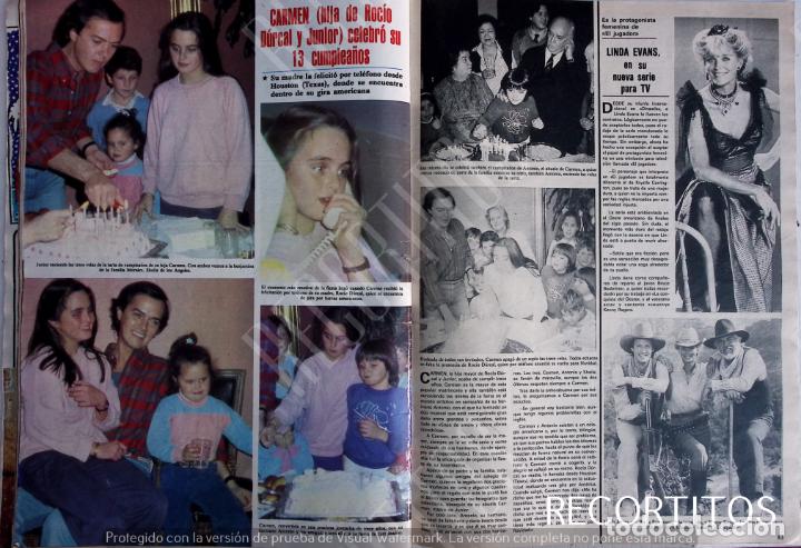 Coleccionismo de Revistas y Peri&oacute;dicos: carmen antonio morales junior rocio durcal linda evans kanny rogers el jugador
