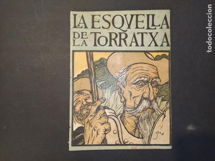 Coleccionismo de Revistas y Peri&oacute;dicos: LA ESQUELLA DE LA TORRATXA-DON QUIJOTE DE LA MANCHA-CERVANTES-REVISTA ANTIGUA-VER FOTOS-(K-10.891)