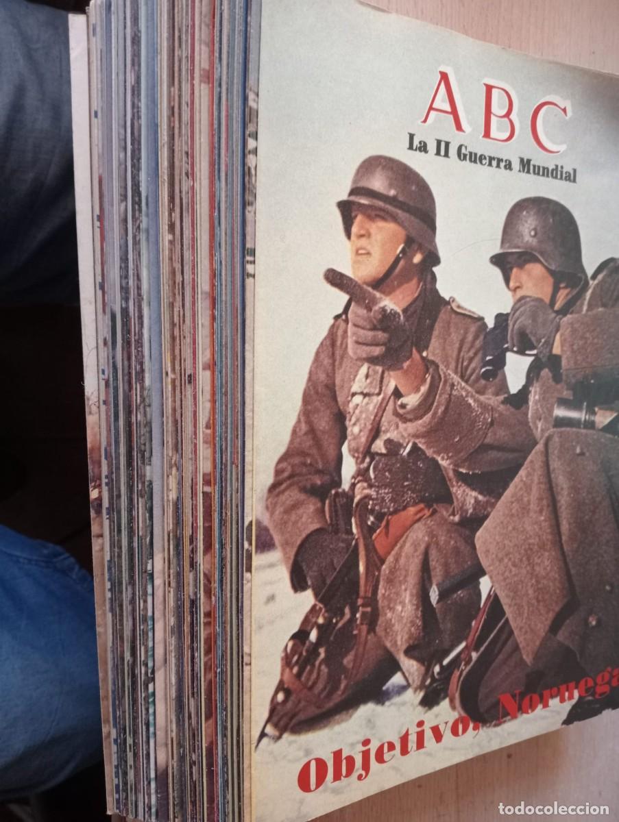 Coleccionismo de revistas y peri&oacute;dicos: ABC - LA II GUERRA MUNDIAL - LOTE 80 FASCICULOS / NO REPETIDOS