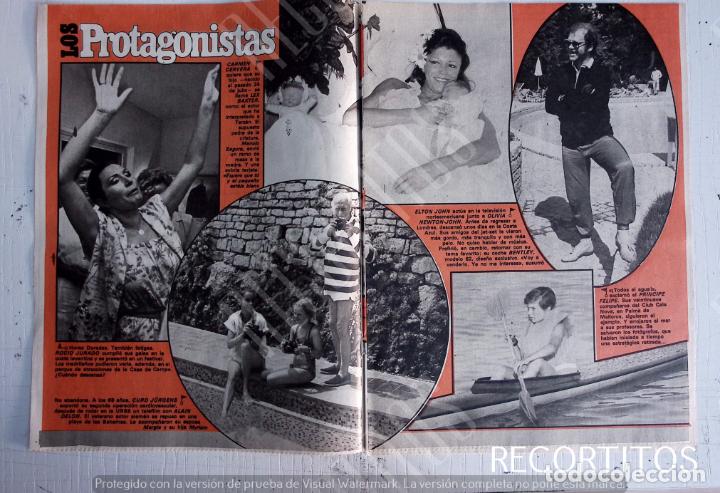 Coleccionismo de Revistas y Peri&oacute;dicos: TITA CERVERA CARMEN THYSSEN MISS ESPA&Ntilde;A elton john rocio jurado principe felipe