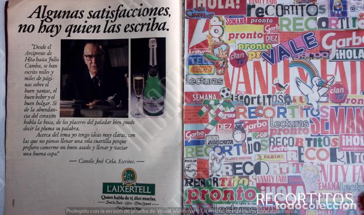 Coleccionismo de revistas y peri&oacute;dicos: FAMOSOS EN LA PUBLICIDAD camilo jose cela anuncio cava l'aixertell