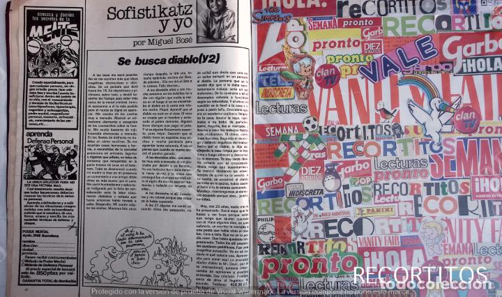 Coleccionismo de Revistas y Peri&oacute;dicos: miguel bose