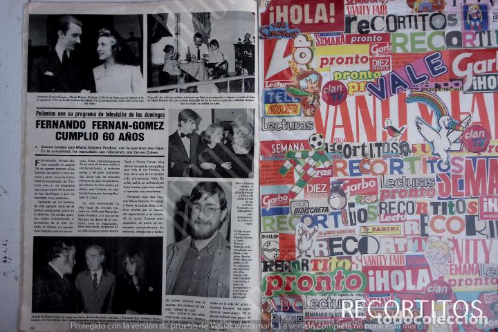 Coleccionismo de Revistas y Peri&oacute;dicos: maria dolores pradera fernando fernan gomez