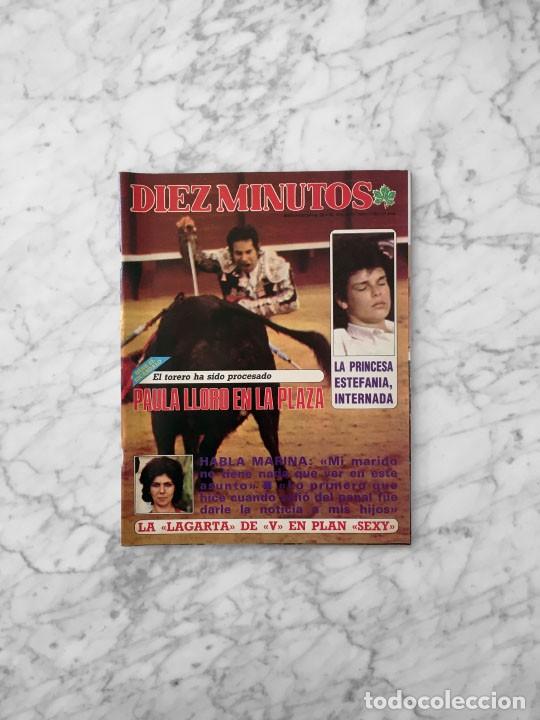 Coleccionismo de Revistas y Peri&oacute;dicos: DIEZ MINUTOS - 1985 - ESTEFANIA, UN DOS TRES, RICHARD CHAMBERLAIN, JANE BADLER, ALASKA