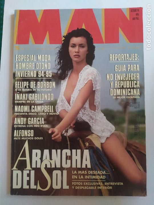 Coleccionismo de Revistas y Peri&oacute;dicos: REVISTA MAN N&ordm; 84. ARANCHA DEL SOL. MODA 94 95