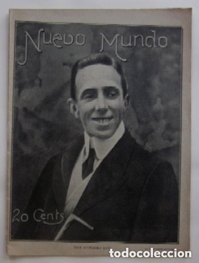 Collectionnisme de Revues et Journaux: NUEVO MUNDO - ALFONSO XIII EN VIENA, CACERIA DE PATOS EN LA ALBUFERA, LA REVOLUCION EN RUSIA...