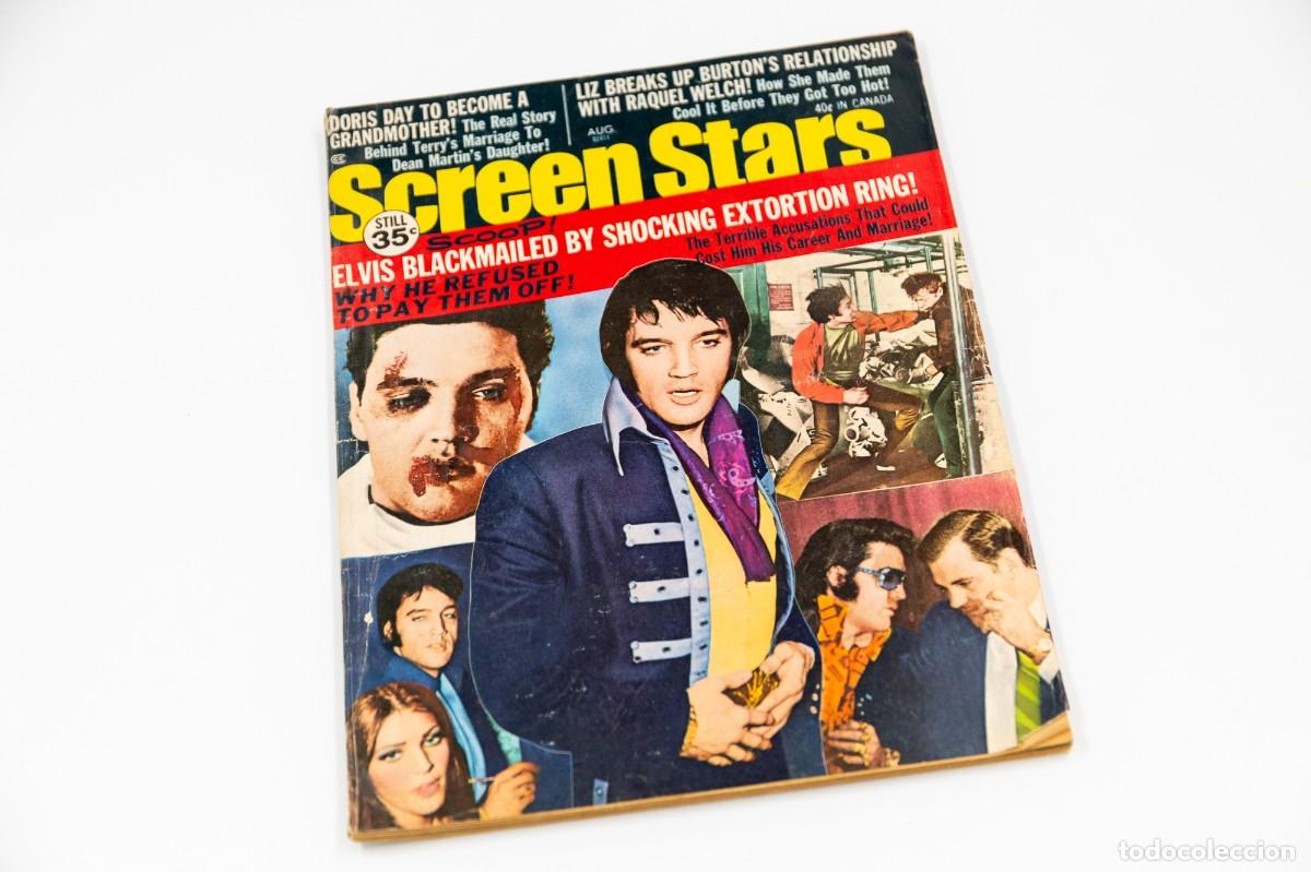 Coleccionismo de Revistas y Peri&oacute;dicos: Revista Screen Stars, n&ordm;8 Elvis Presley 1971