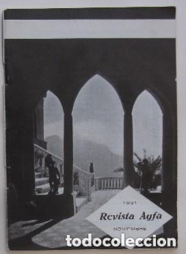 Colecionismo de Revistas e Jornais: REVISTA AGFA - NOVIEMBRE DE 1931 - FOTOGRAFIA