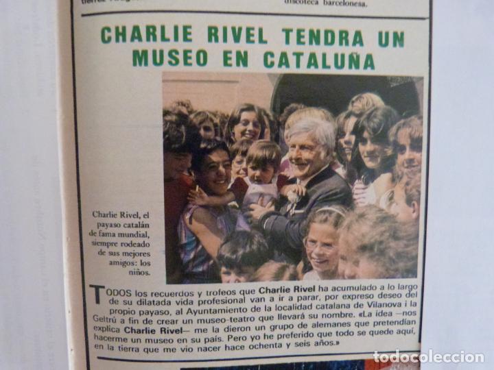 Coleccionismo de Revistas y Peri&oacute;dicos: RECORTE CLIPPING DE CHARLIE RIVEL REVISTA SEMANA N&ordm; 2238 PAG 59