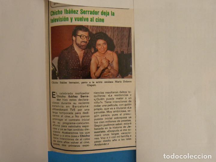 Coleccionismo de Revistas y Peri&oacute;dicos: RECORTE CLIPPING DE CHICHO IBA&Ntilde;EZ SERRADOR REVISTA SEMANA N&ordm; 2236 PAG 85