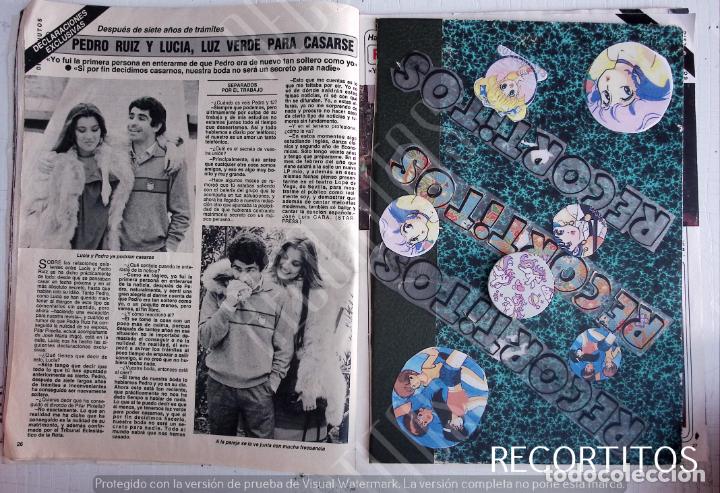 Collectionnisme de Revues et Journaux: lucia eurovision pedro ruiz